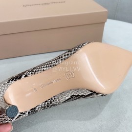 Gianvito Rossi Fashion Embossed Leather Pointed High Heels For Women