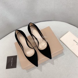Gianvito Rossi Fashion Sheepskin Pointed High Heels For Women Black