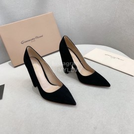 Gianvito Rossi Fashion Sheepskin Pointed High Heels For Women Black