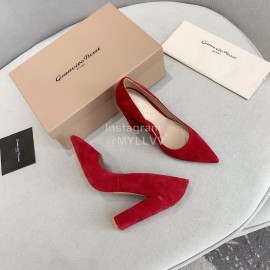 Gianvito Rossi Fashion Sheepskin Pointed High Heels For Women Red