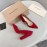 Gianvito Rossi Fashion Sheepskin Pointed High Heels For Women Red