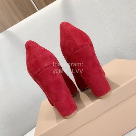 Gianvito Rossi Fashion Sheepskin Pointed High Heels For Women Red