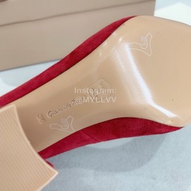 Gianvito Rossi Fashion Sheepskin Pointed High Heels For Women Red