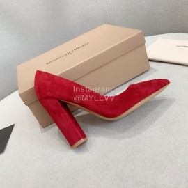 Gianvito Rossi Fashion Sheepskin Pointed High Heels For Women Red