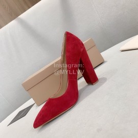 Gianvito Rossi Fashion Sheepskin Pointed High Heels For Women Red