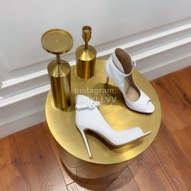 Gianvito Rossi Fashion Sheepskin Stiletto Sandals For Women White