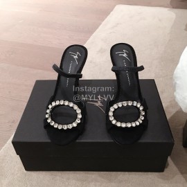 Giuseppe Zanotti Fashion Diamonds High Heel Sandals For Women Black