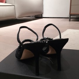 Giuseppe Zanotti Fashion Diamonds High Heel Sandals For Women Black