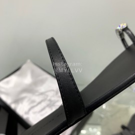 Giuseppe Zanotti New Sheepskin Flip Flops For Women Black