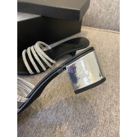 Giuseppe Zanotti Fashion Summer Leather High Heel Slippers For Women 