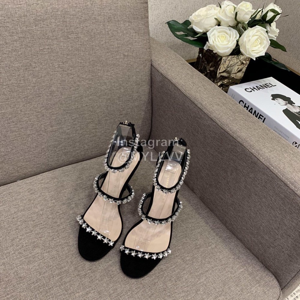 Giuseppe Zanotti Summer New Sheepskin High Heel Sandals For Women 