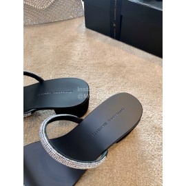 Giuseppe Zanotti New Simple Sheepskin High Heel Slippers For Women 