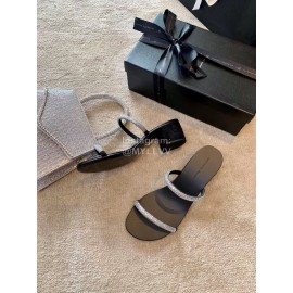 Giuseppe Zanotti New Simple Sheepskin High Heel Slippers For Women 