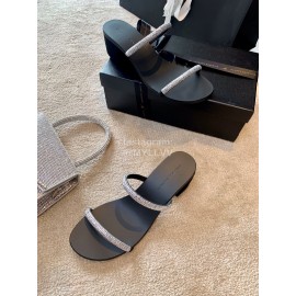 Giuseppe Zanotti New Simple Sheepskin High Heel Slippers For Women 