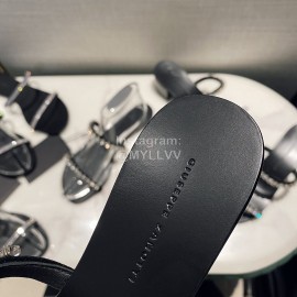 Giuseppe Zanotti Simple Sheepskin Star Diamond High Heel Slippers For Women 