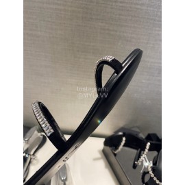 Giuseppe Zanotti Simple Sheepskin Diamond Flat Heel Slippers For Women 