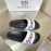 Givenchy Embroidery Logo Leather Slippers Black For Men And Women