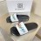 Givenchy Embroidery Logo Leather Slippers Black For Men And Women