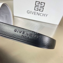 Givenchy Embroidery Logo Leather Slippers For Men And Women