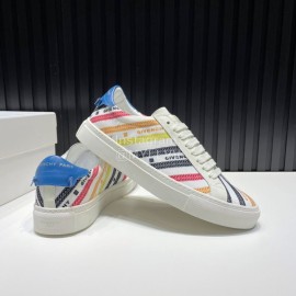 Givenchy Calf Leather Casual Sneakers For Men And Women White