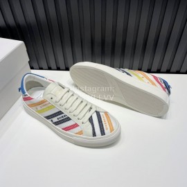 Givenchy Calf Leather Casual Sneakers For Men And Women White