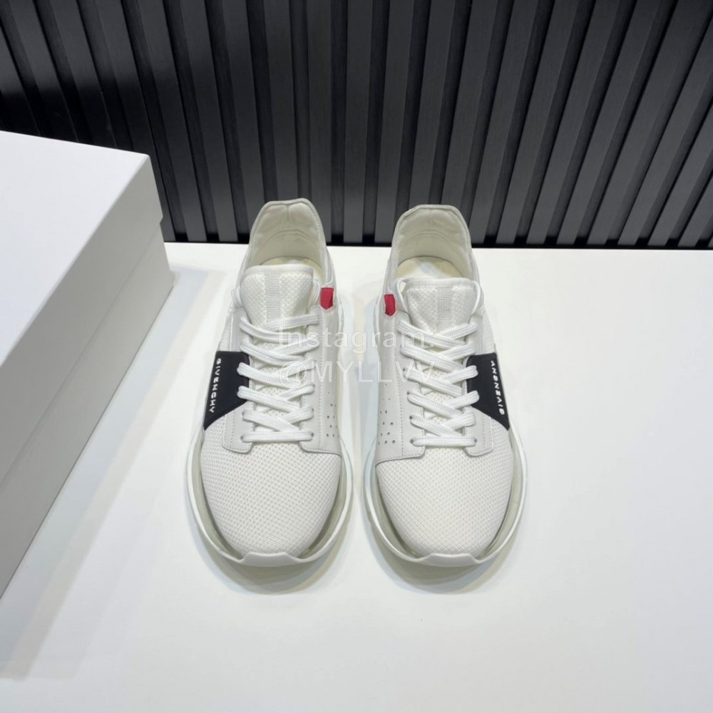 Givenchy White Nylon Air Cushion Running Shoes Sneakers For Men