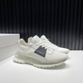 Givenchy White Nylon Air Cushion Running Shoes Sneakers For Men