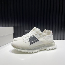 Givenchy White Nylon Air Cushion Running Shoes Sneakers For Men