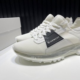 Givenchy White Nylon Air Cushion Running Shoes Sneakers For Men