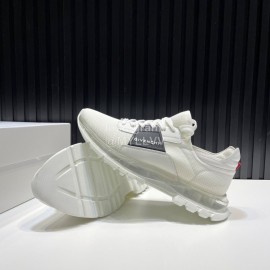 Givenchy White Nylon Air Cushion Running Shoes Sneakers For Men