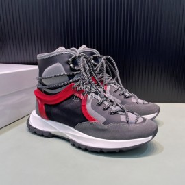 Givenchy High Top Running Shoes Casual Sneakers For Men Gray