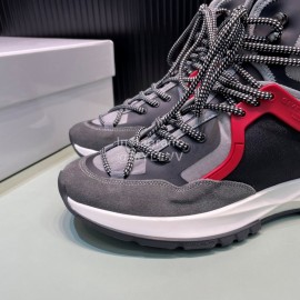 Givenchy High Top Running Shoes Casual Sneakers For Men Gray