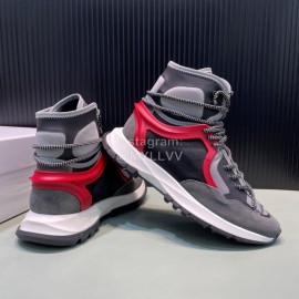 Givenchy High Top Running Shoes Casual Sneakers For Men Gray