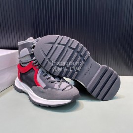 Givenchy High Top Running Shoes Casual Sneakers For Men Gray