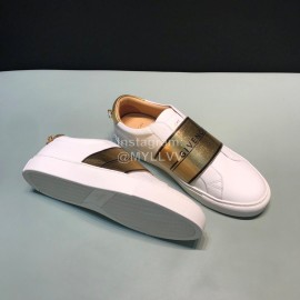 Givenchy Cowhide Casual Sneakers For Men And Women Gold