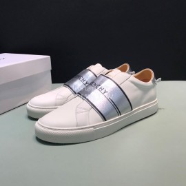 Givenchy Cowhide Casual Sneakers For Men And Women Gray