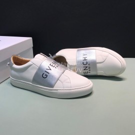 Givenchy Cowhide Casual Sneakers Gray For Men And Women 