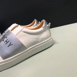 Givenchy Cowhide Casual Sneakers Gray For Men And Women 