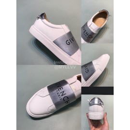 Givenchy Cowhide Casual Sneakers Gray For Men And Women 