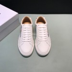 Givenchy Cowhide Lace Up Casual Shoes For Men And Women White