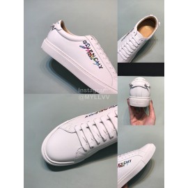 Givenchy Cowhide Lace Up Casual Shoes For Men And Women White