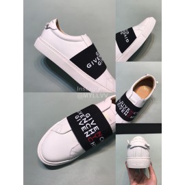 Givenchy Cowhide Casual Sneakers Black For Men And Women 