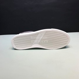 Givenchy Shining Cowhide Lace Up Casual Shoes For Men And Women Gray