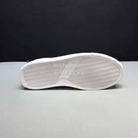 Givenchy Leather Lace Up Casual Shoes For Men And Women Blue