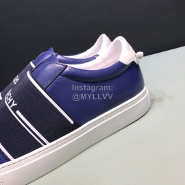 Givenchy Fashion Leather Casual Shoes For Men And Women Blue