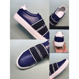 Givenchy Fashion Leather Casual Shoes For Men And Women Blue