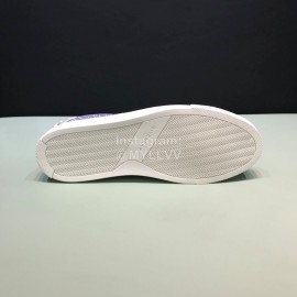 Givenchy Shining Cowhide Lace Up Casual Shoes For Men And Women Blue