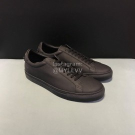 Givenchy Leather Lace Up Leisure Shoes For Men And Women Black