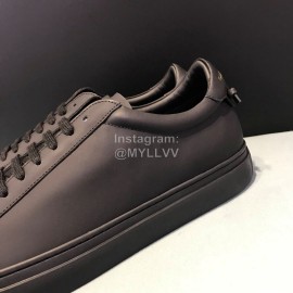 Givenchy Leather Lace Up Leisure Shoes For Men And Women Black
