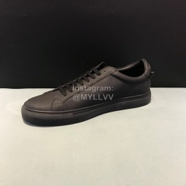 Givenchy Leather Lace Up Leisure Shoes For Men And Women Black